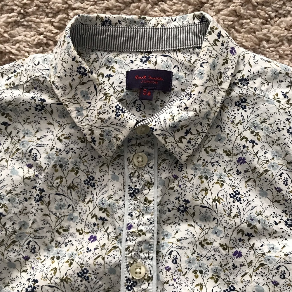 Paul Smith Floral Boy’s Shirt - Size 5